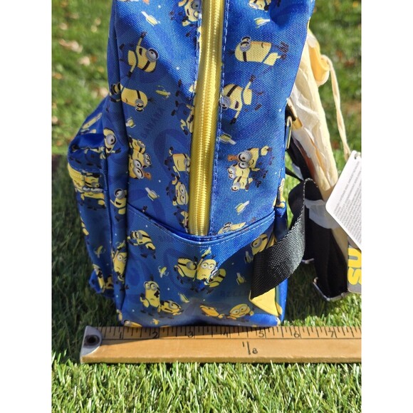 Loungfly Despicable Me Minions All-over Print Nylon Square Mini Backpack NWT - Picture 7 of 13